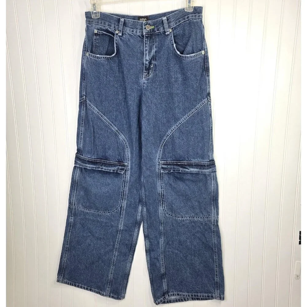 BDG Urban Outfitters Jeans Womens 28 Skater Baggy Wide Leg High Rise Cargo 32x31